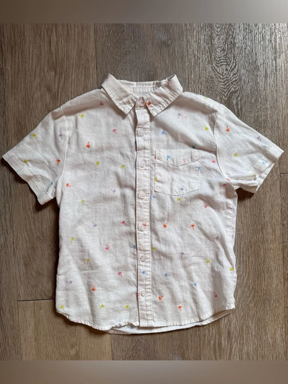 3 Boys Collared Button Down Shirts Size Small (6/7) Art Class, Cat & Jack
